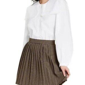 Sandy Liang for Target Plaid Checkered PleatedMini Skirt